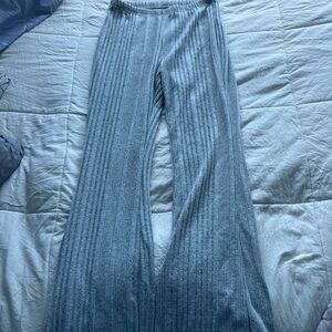 Knit flare pants